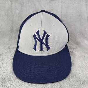OCSports Blue & Gray New York Yankees Ball Cap Adjustable One Size OSFA